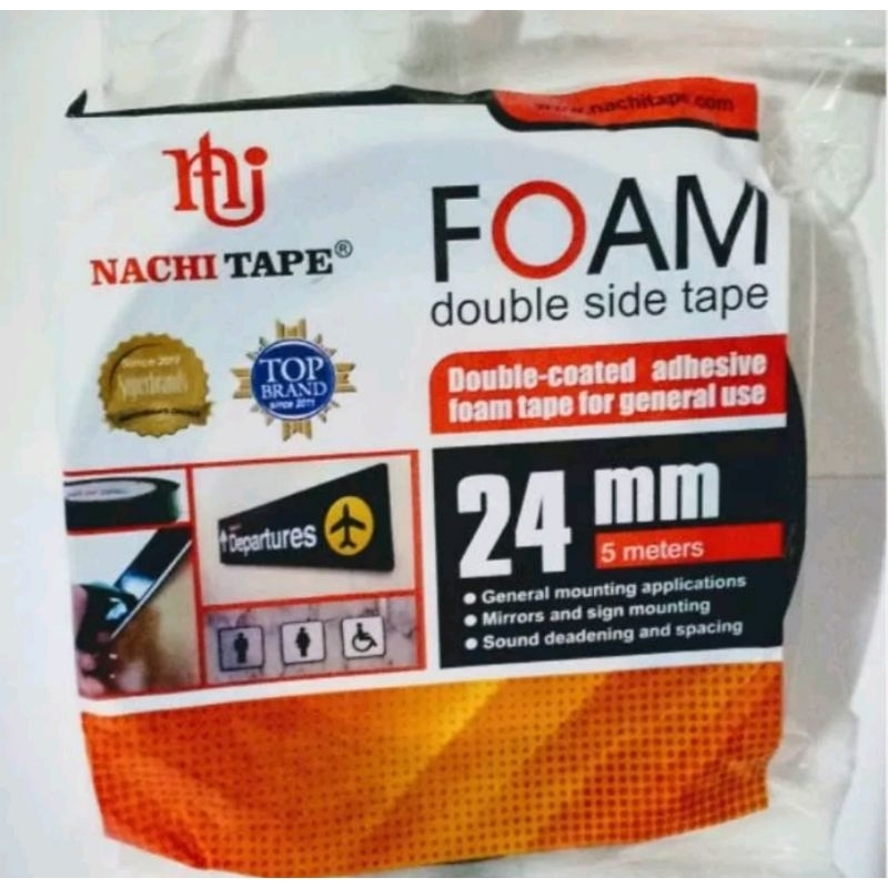 

Double tape foam hijau nachi 1 inci / 24mm