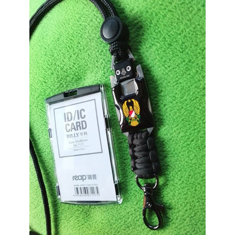 

RK Lanyard tactical id card logo TNI AD EKA PAKSI