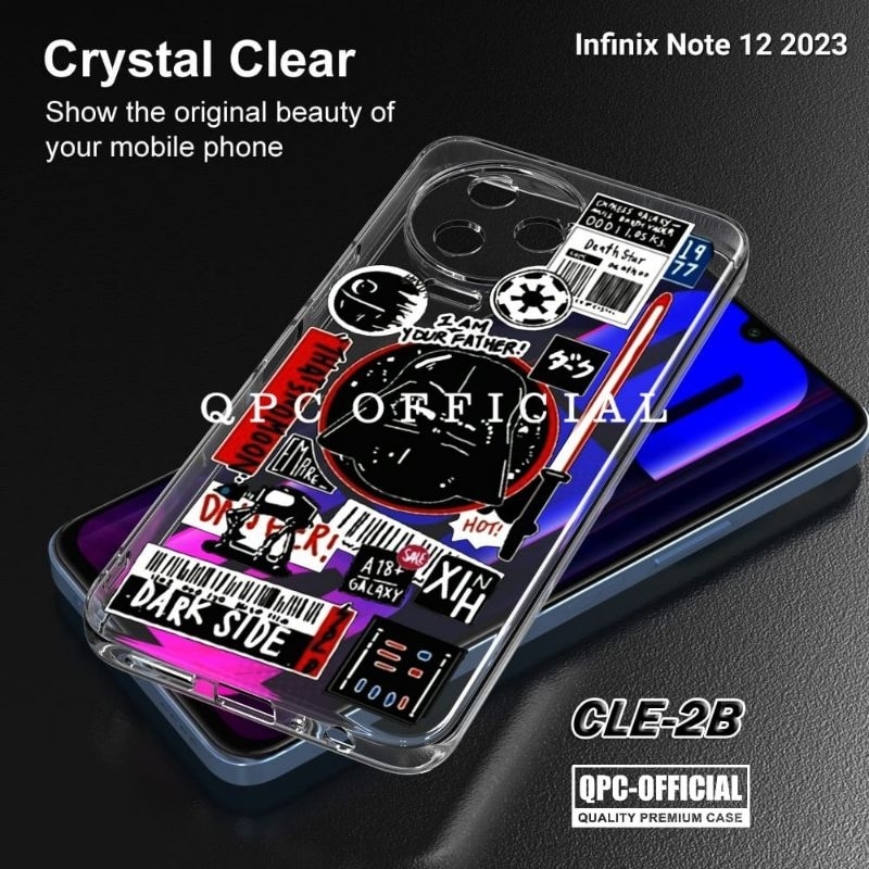 Infinix Note 12 2023 Case Gambar Clear case Bening Softcase Clear Case Infinix Note 12 2023