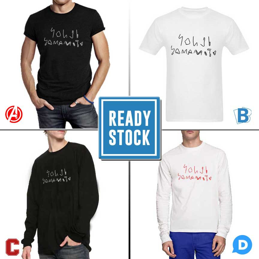 Kaos Yohji Yamamoto Tshirt Bahan Katun Casual Unisex T-SHIRT [BISA COD]