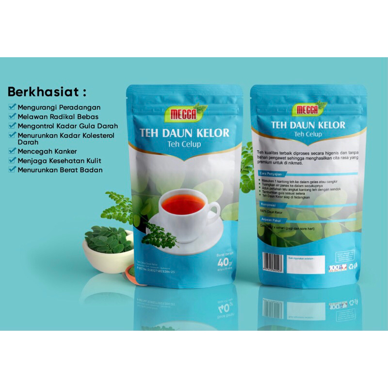 

TEH CELUP DAUN KELOR MECCA ISI 20pcs 40gr