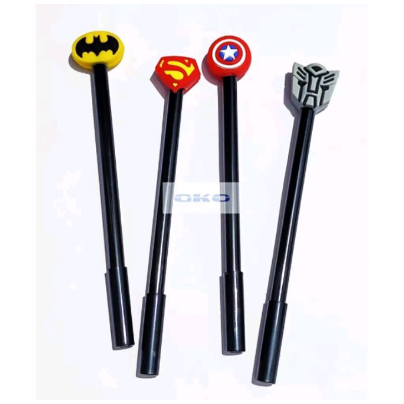 

Pen Gel Logo Superhero