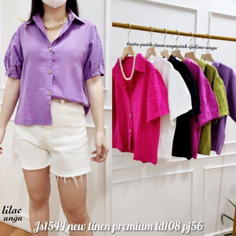 Kemeja Linen Ld 108
