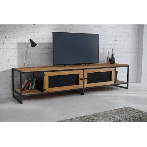 Bufet TV Besi Jepara Minimalis Modern Rak Meja TV Kabinet Industrial Tahan Lama Premium