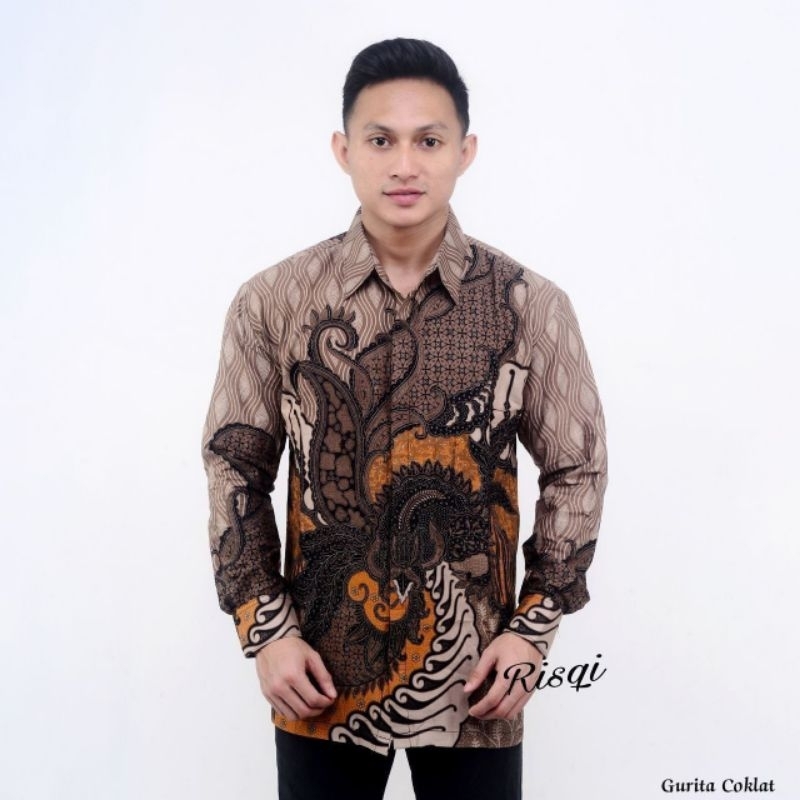 Batik kemejan pria lengan panjang batikpekalongan batiknusantara batiksolo batikseragam batikkantor