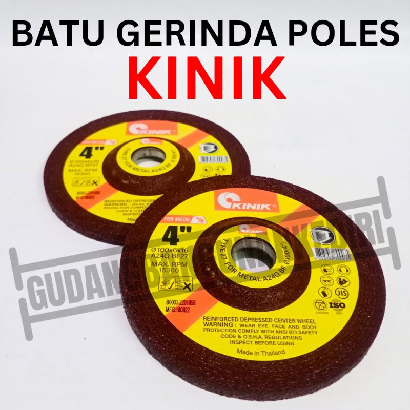 batu gerinda poles kinik 4&quot; inch Original