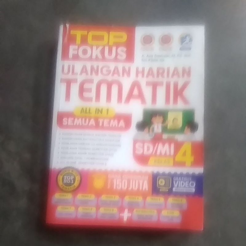 

top fokus ulangan harian tematik 4 SD