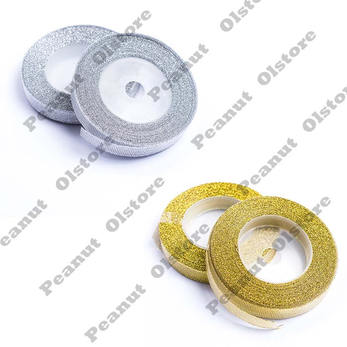 

Pita emas / perak 1,2cm per roll ( gold, silver )