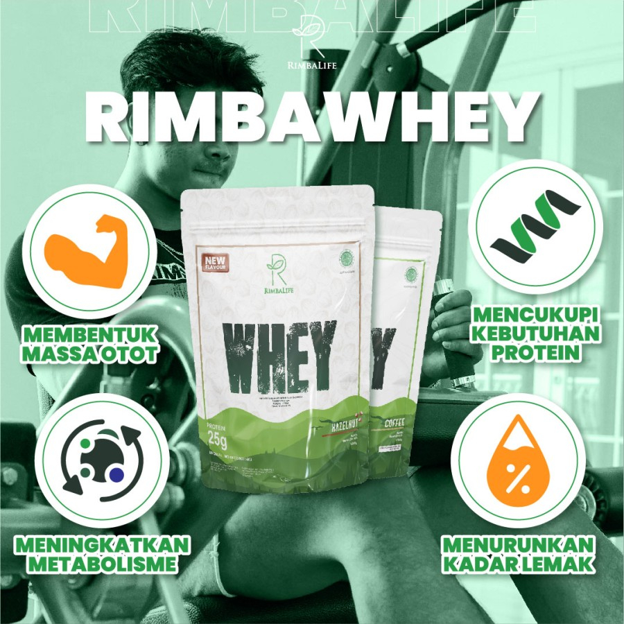 Rimbalife Rimba Life Whey Rimbawhey 3 lbs 1300 gr Susu Whey Protein