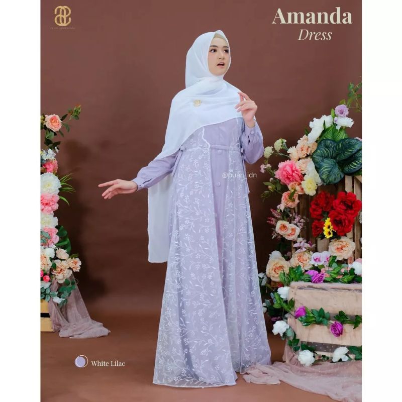 AMANDA DRESS BY PUAN INDONESIA / GAMIS PUAN / GAMIS AMANDA / GAMIS EKSKLUSIF / GAMIS KEKINIAN / DISK