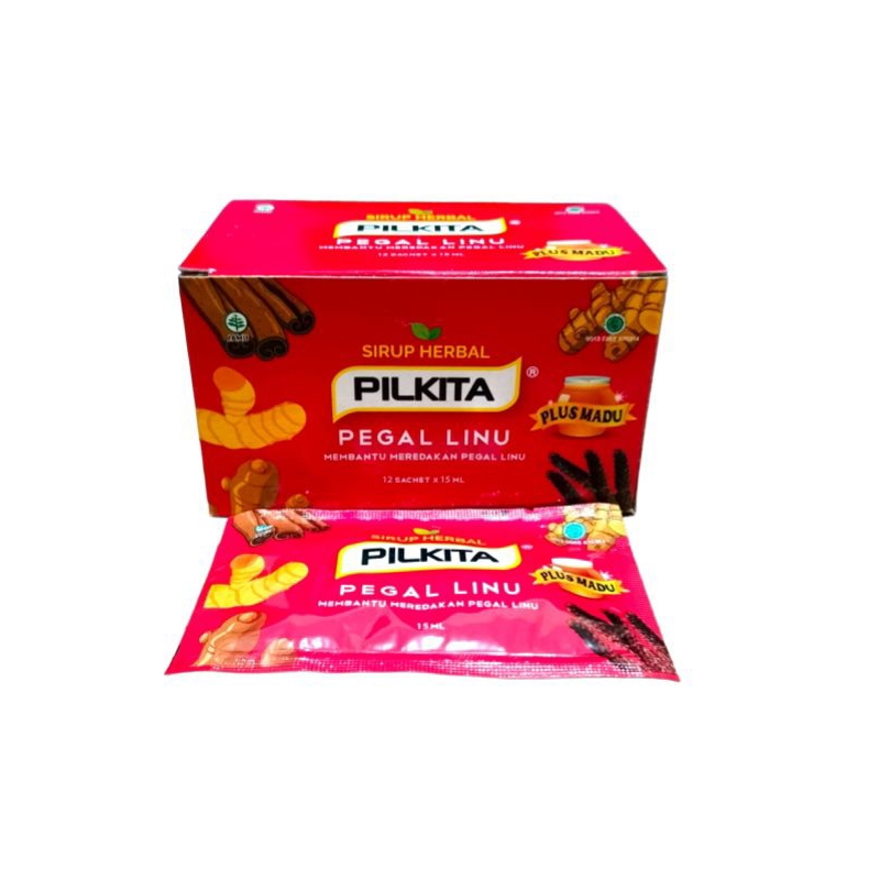 Pilkita Sirup Herbal Pegal Linu Herbal isi 12 Sachet