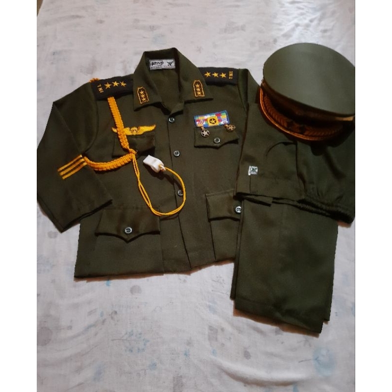 Preloved Kostum Seragam Dinas Upacara TNI