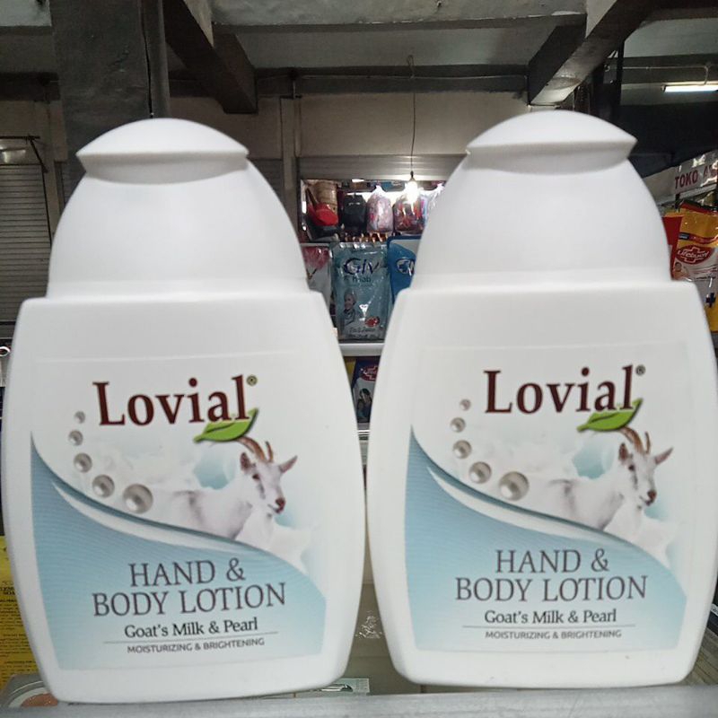 Lovial Hand & Body Lotion 270ml Goats milk.Hbl susu kambing lovial .body lotion susu kambing