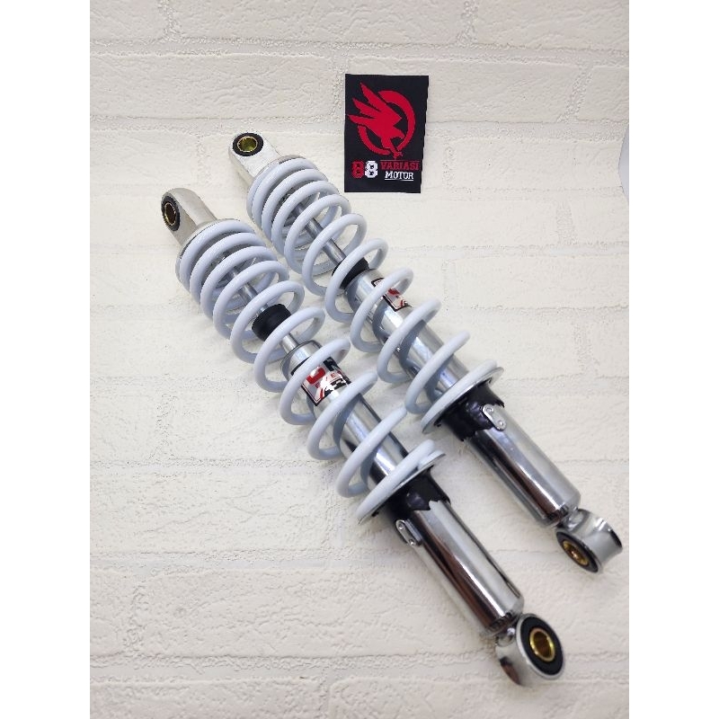 Shockbreaker Top Up 340MM - 280MM Merah dan Putih - Shock Belakang Semu Bebek Supra - Vega - Blade - Jupiter - Kharisma