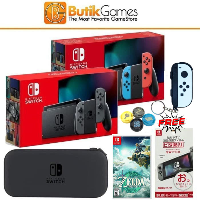 Nintendo Switch Console V2 New Model Bundle Game Zelda