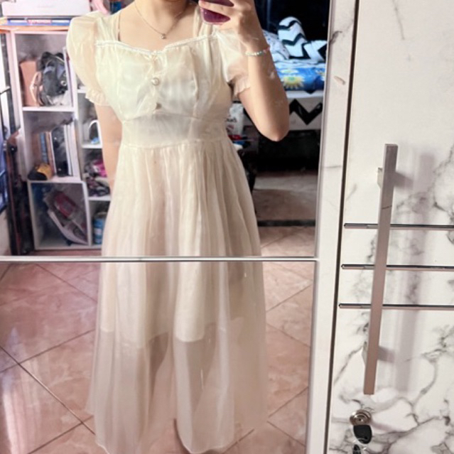 PRELOVED dress putih fairy