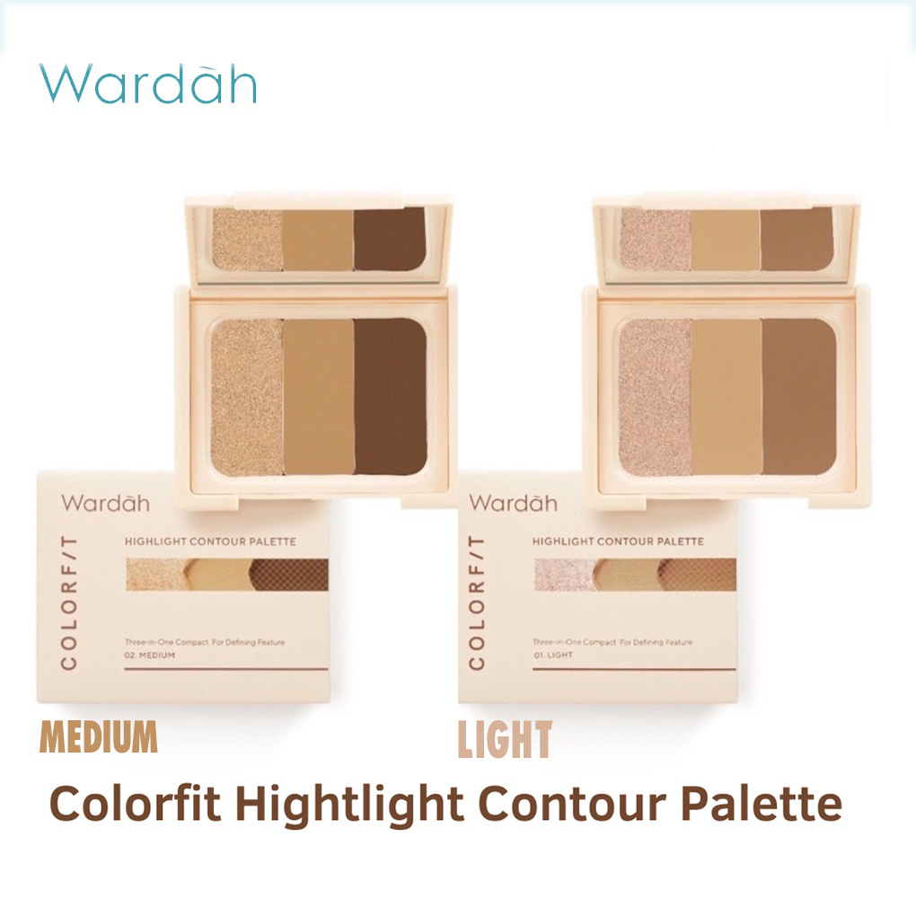 Wardah Colorfit Highlight Contour Palette