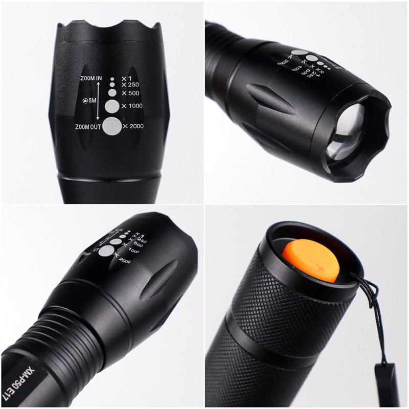 Paket Senter LED Flashlight XM P50