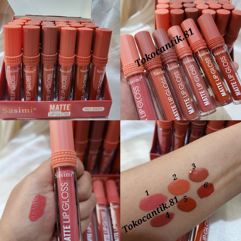 [ SATUAN ] SASIMI LIPCREAM MATTE S951