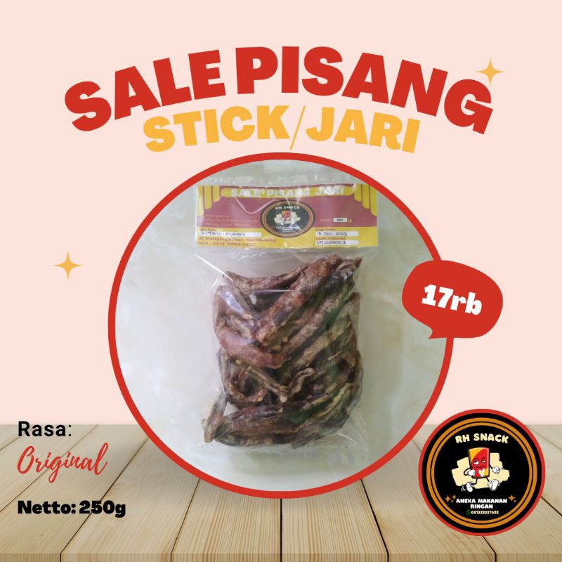 

Sale Pisang Jari 250g | Sale Pisang Stick 1/4kg | RH Snack