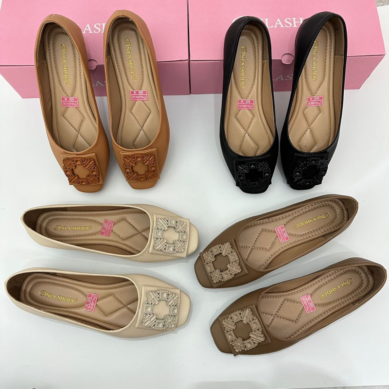 Onlashoes - Flat Shoes Wanita AMOR Sepatu Flat Wanita