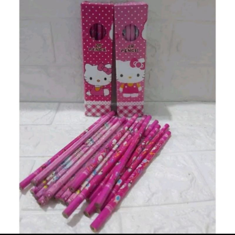 

Pensil 2B Hello Kitty per pcs / Pensil hello kitty 2B per pcs