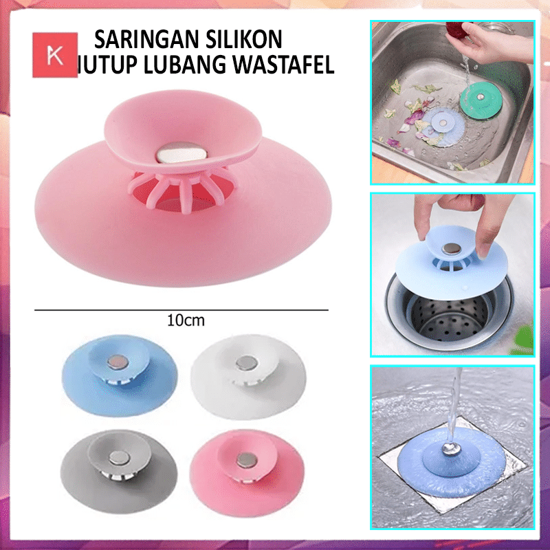 ANG PENUTUP LUBANG WASTAFEL CUCI PIRING TOILET SILIKON FLOOR DRAIN KAMAR MANDI