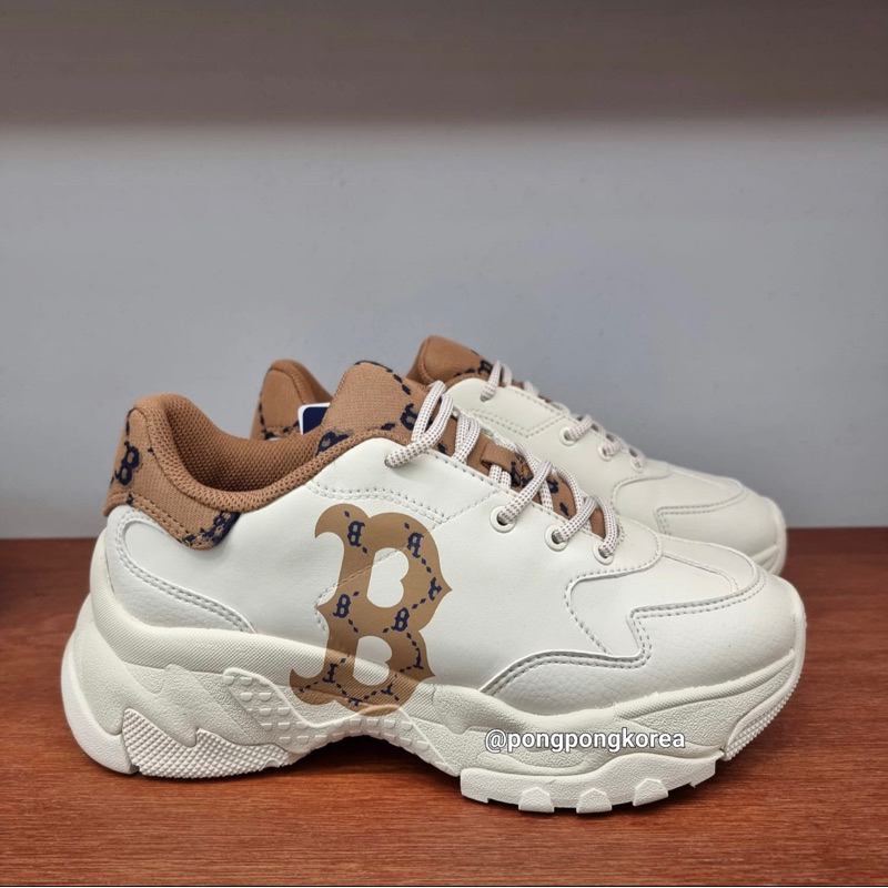 MLB BOSTON REDSOX BIG BALL CHUNKY MONOGRAM SHOES 3ASHCDM2N - BEIGE 240