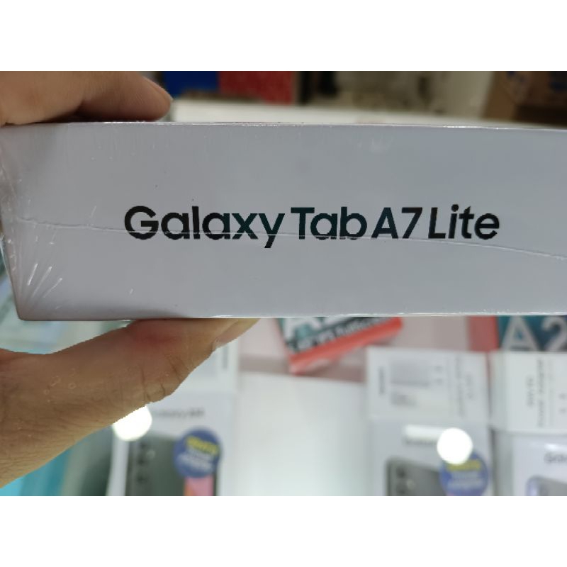 Jual Samsung Tablet A7lite baru asli segel bisa tlp+waffi.