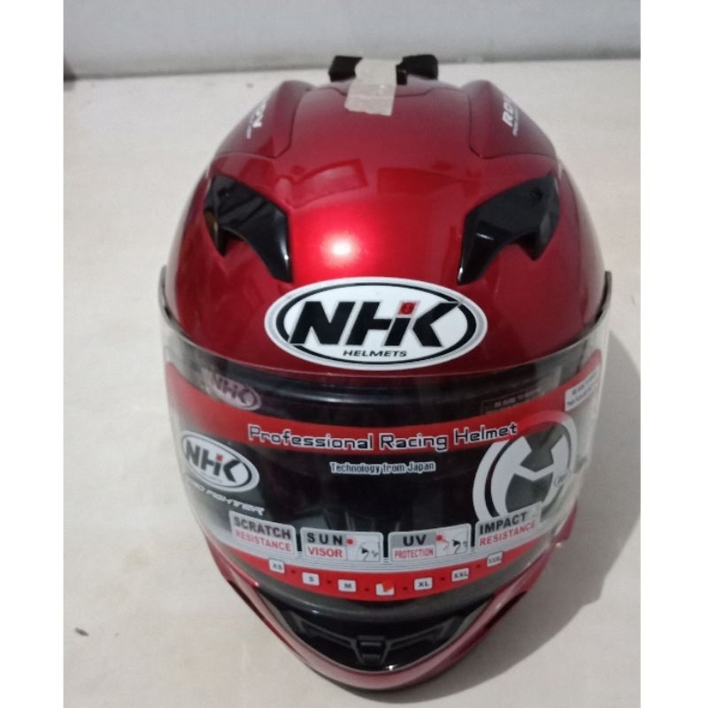 Helm NHK GP 1000 series double visor helm nhk full face double visor helm full face double visor
