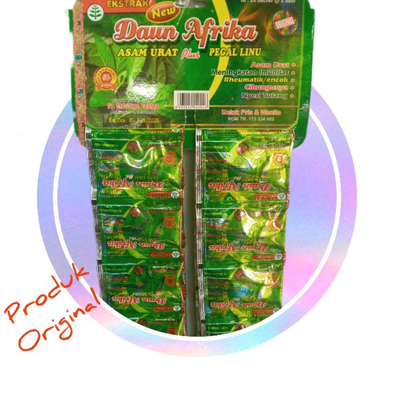 Daun Afrika kapsul 10 sachet
