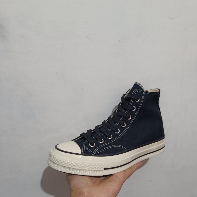 TALI SEPATU CONVERSE COTTON HITAM SHOE LACES PREMIUM 70S BLACK KATUN