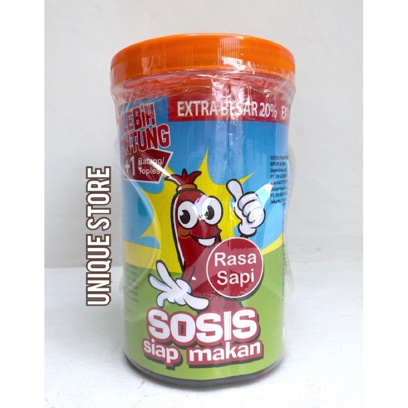 

SO NICE sosis siap makan 1 toples isi 24 pcs