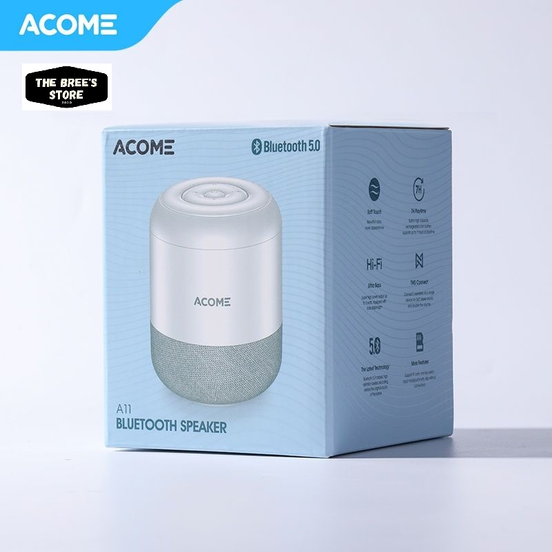 ACOME Speaker Stereo Bluetooth 5.0 TWS 5W Portable Ultra Bass Garansi Resmi 1 thn A11