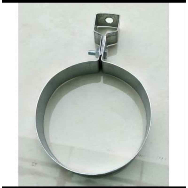 Klem gantung pipa 5 inch / klem besi gantung ducting