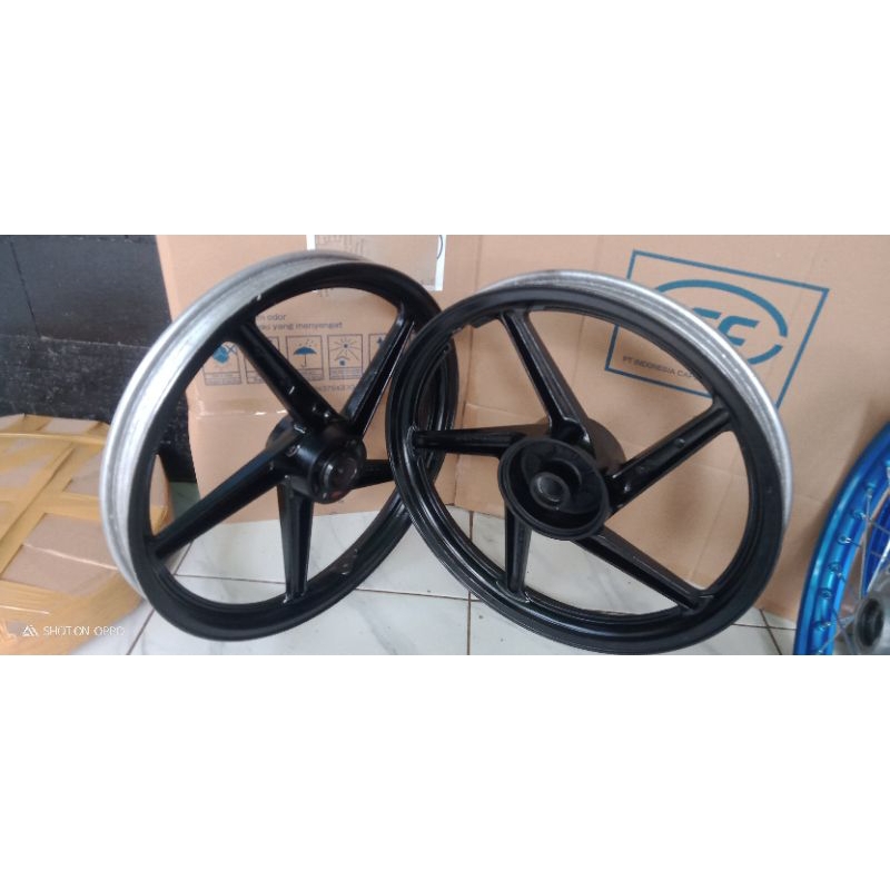 velg pelek racing DEPAN BELAKANG Suzuki smash PNP Shogun