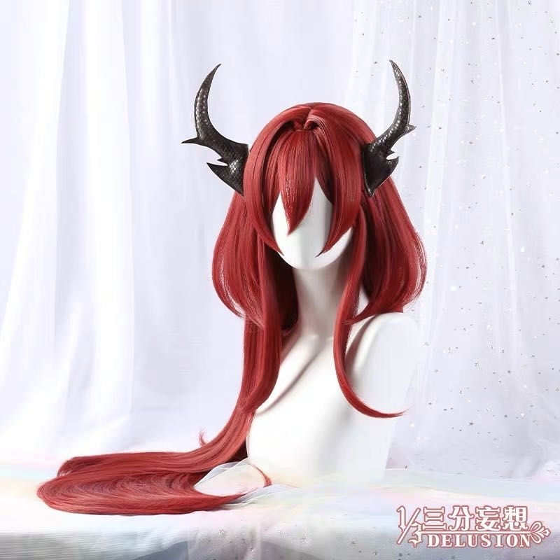 ✨ READY ✨ 1/3 Delusion - Surtr Arknights Wig Cosplay HQ Import