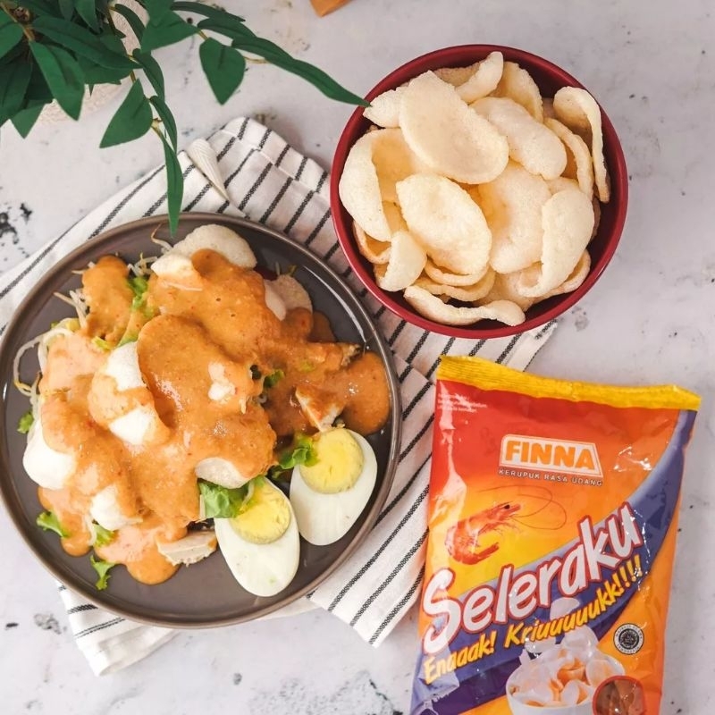 KERUPUK UDANG FINNA SELERAKU 200 GR | FINNA KERUPUK UDANG