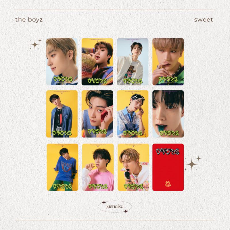 [THE BOYZ] PHOTOCARD DELICIOUS THE BOYZ