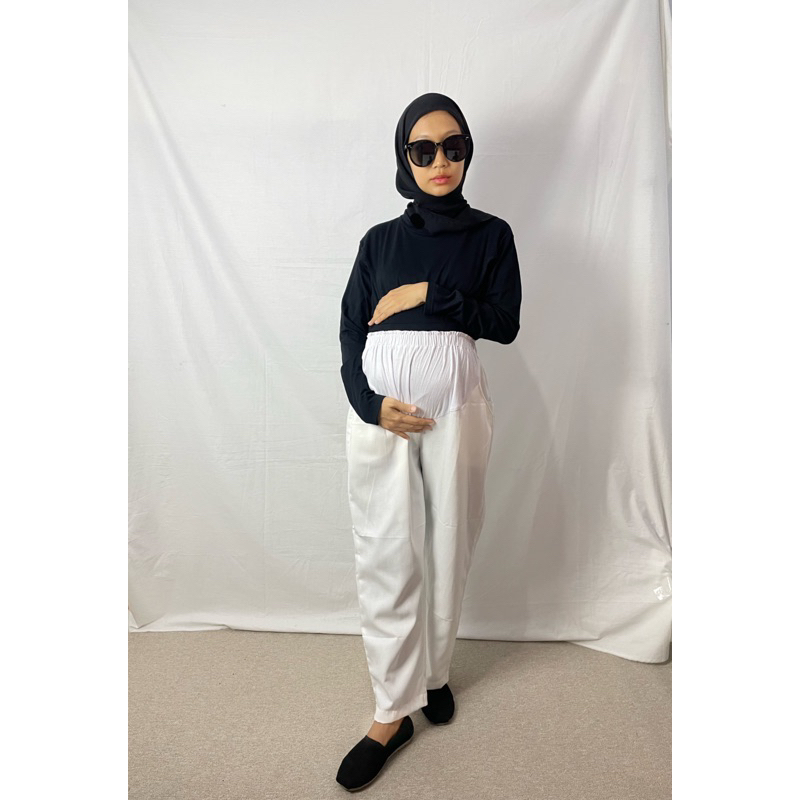 TUKUBUU - Jenna Kulot hamil by tukubuu / Celana jeans hamil / Kulot jeans hamil