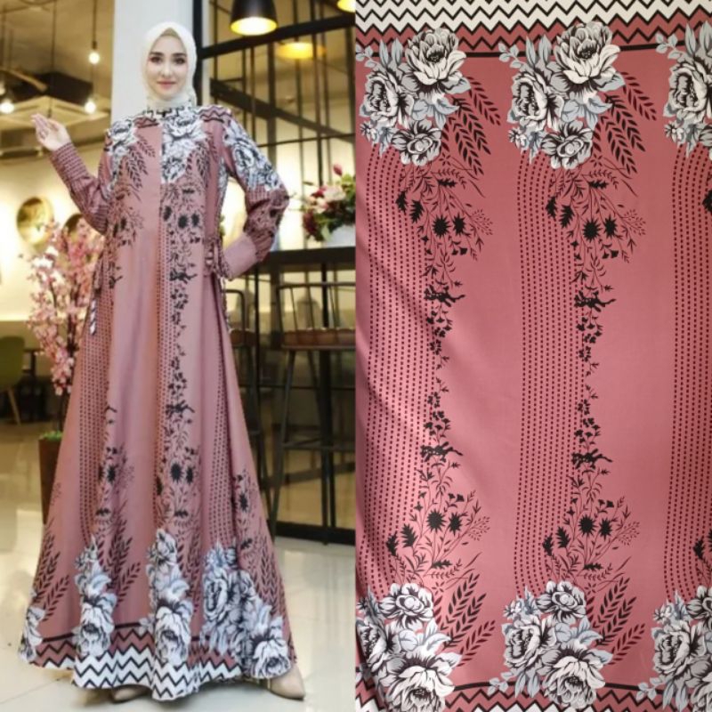 Kain Maxmara Lux Motif Asyifa Harga setengah meter