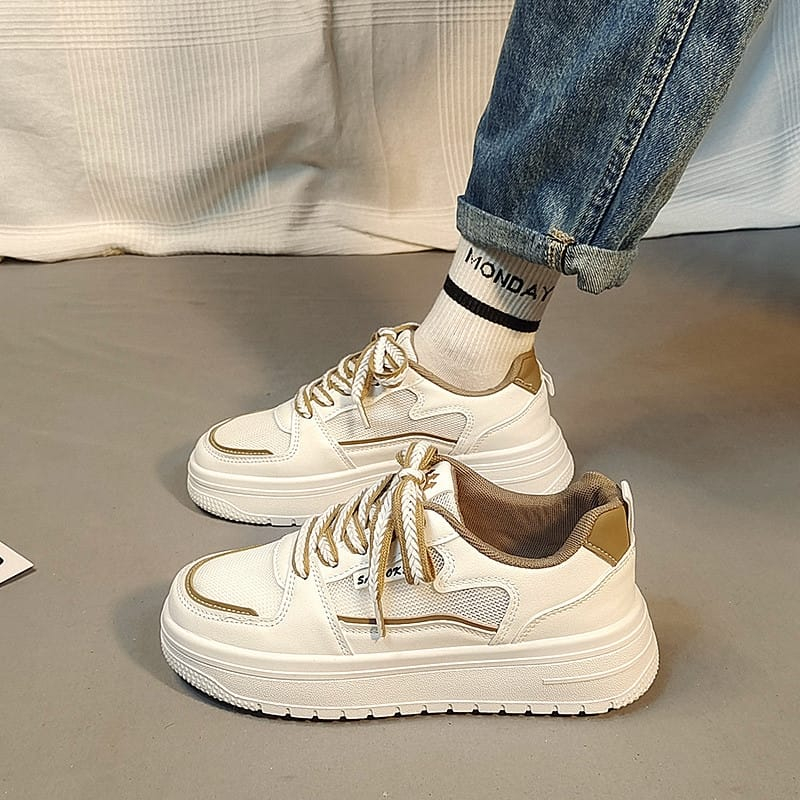 GROSIRTAS &quot;FREE BOX&quot; LV0283 Sepatu Sneakers Wanita Import Sepatu Sport Wanita Fashion Trend Kekinian
