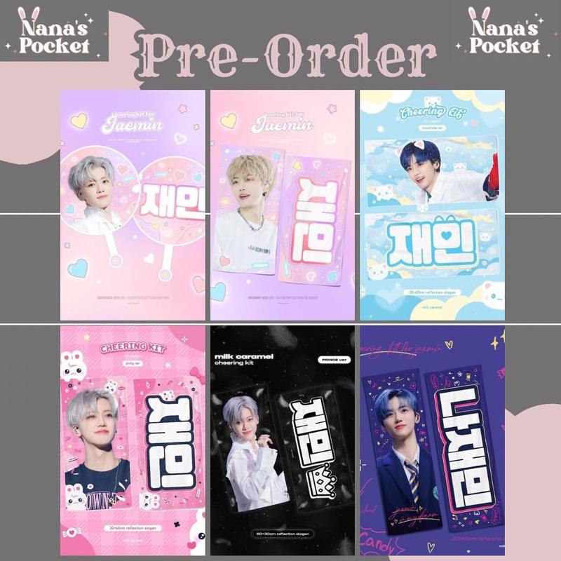 PO NCT DREAM JAEMIN CHEERING KIT SLOGAN