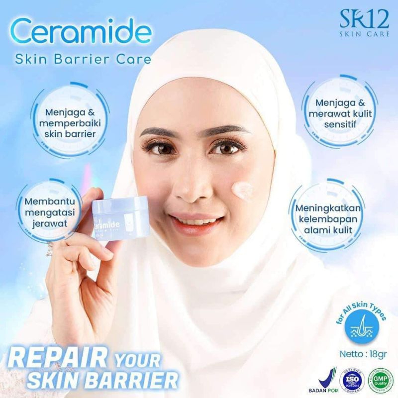 CEREMAIDE SR12/CREAM PENCERAH SIANG MALAM