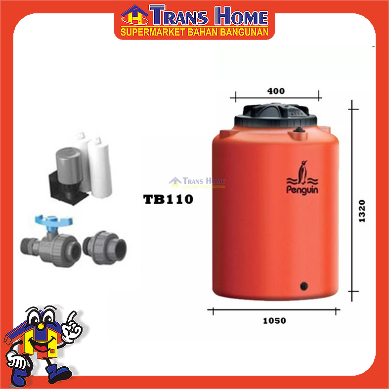 Toren Tandon Air Penguin TB 110 Volume 1050 Liter + Radar