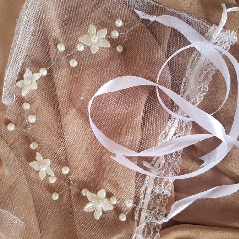 Tiara rambut I Hiasan kepala I Hairpiece I Hairvine pesta