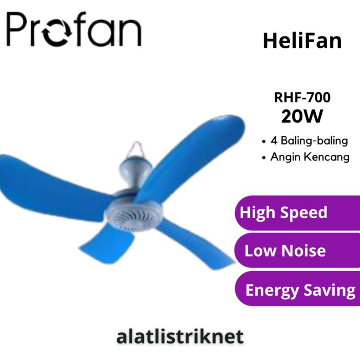 KIPAS ANGIN GANTUNG ARASHI 20 W BESAR HELI FAN 4 BALING 20 WATT MINIFAN AR288 TORNADO HARGA TERMURAH