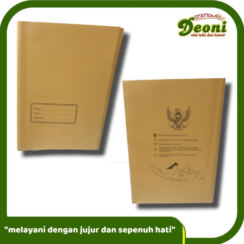 

SQUEEZY Sampul Coklat Kwarto Boxy Nama isi 20 Lembar