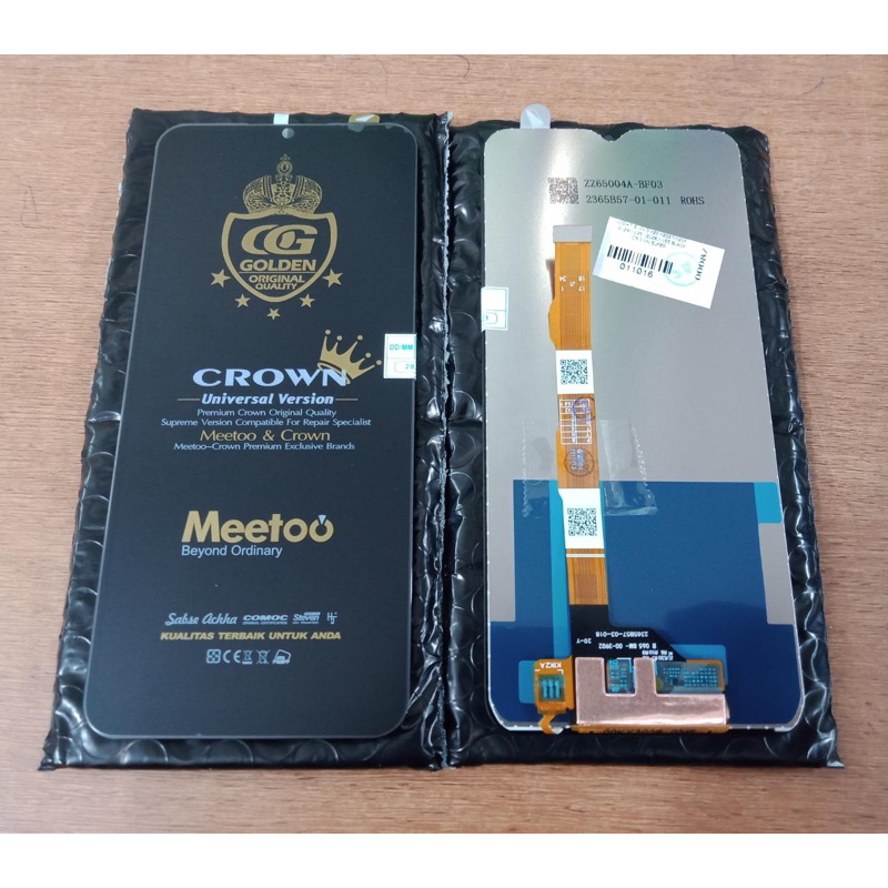 LCD TS VIVO Y20 V2027/Y20S V2029/Y12S V2026/Y15S BLACK CROWN SUPER