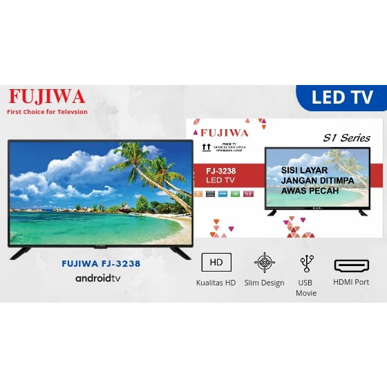 LED TV FUJIWA 32 FJ3238s2 ANDROID 32 inch Medan